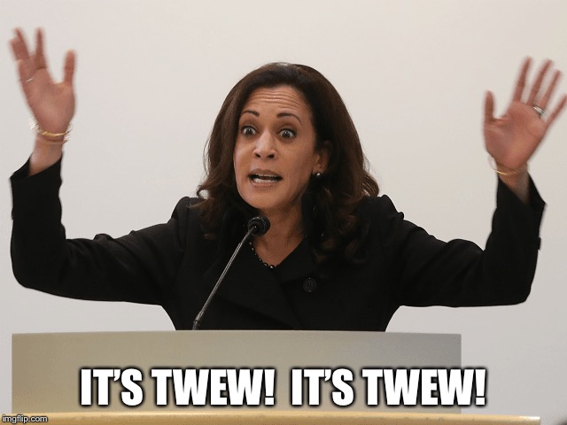 Kamala Toe | IT’S TWEW!  IT’S TWEW! | image tagged in kamala toe | made w/ Imgflip meme maker