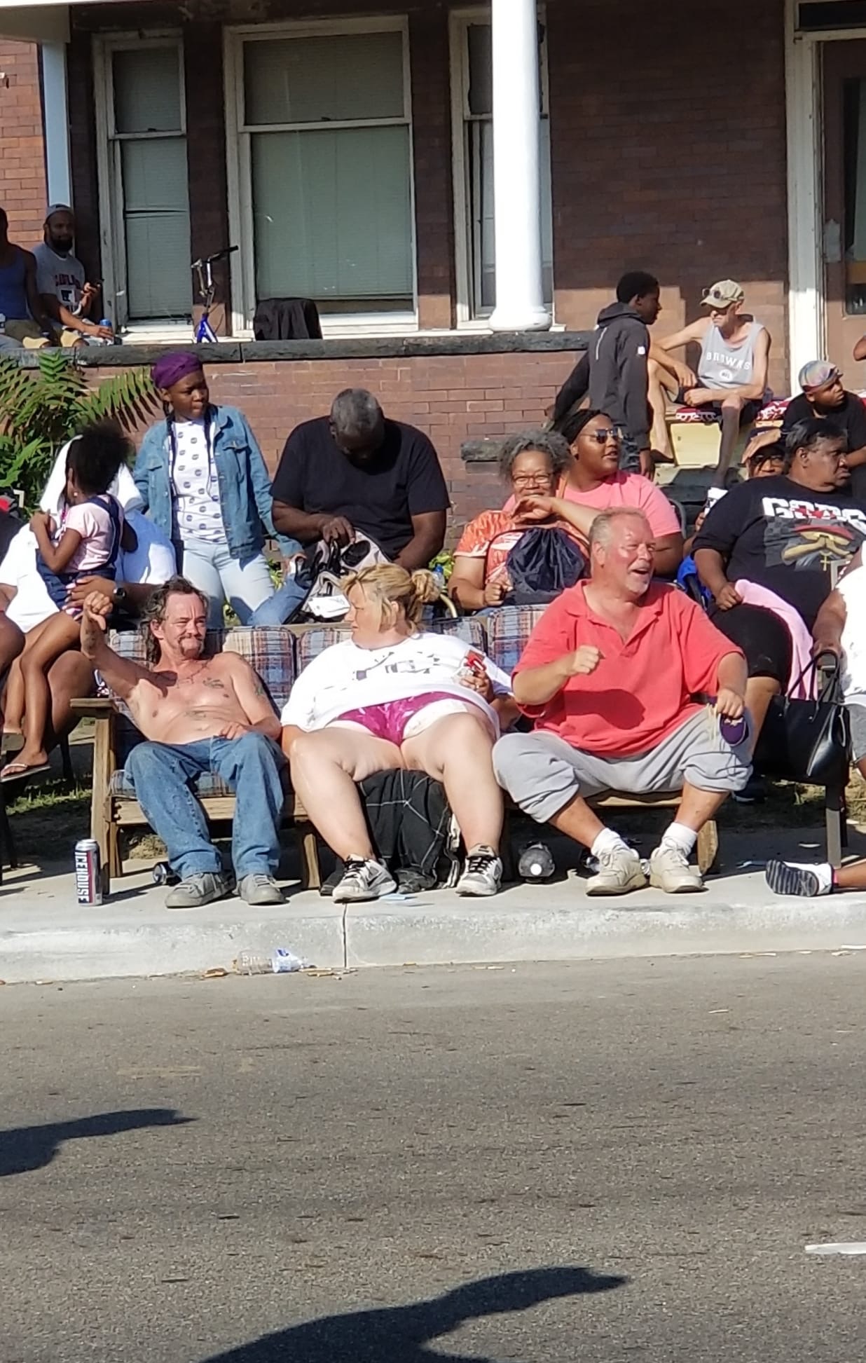 Canton Ohio Hall of Fame Parade Blank Meme Template