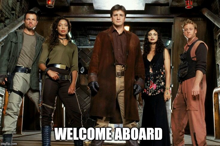 WELCOME ABOARD | made w/ Imgflip meme maker