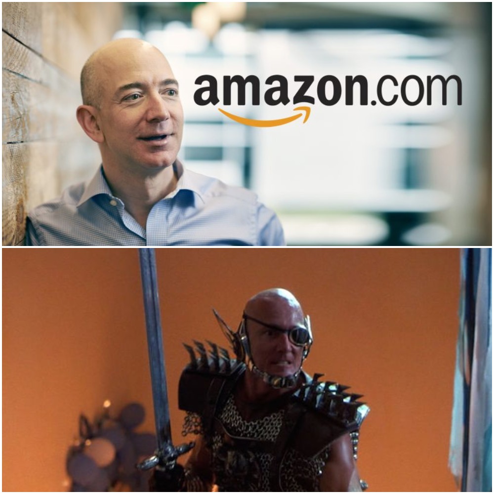 Jeff blades Bezos Blank Meme Template