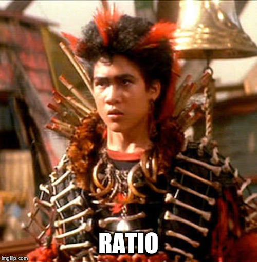 Rufio | RATIO | image tagged in rufio | made w/ Imgflip meme maker