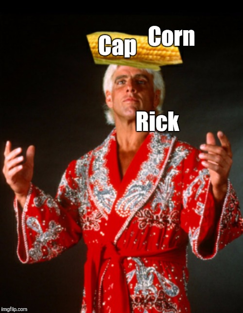 Caprickcorn | Corn; Cap; Rick | image tagged in caprickcorn,memes | made w/ Imgflip meme maker