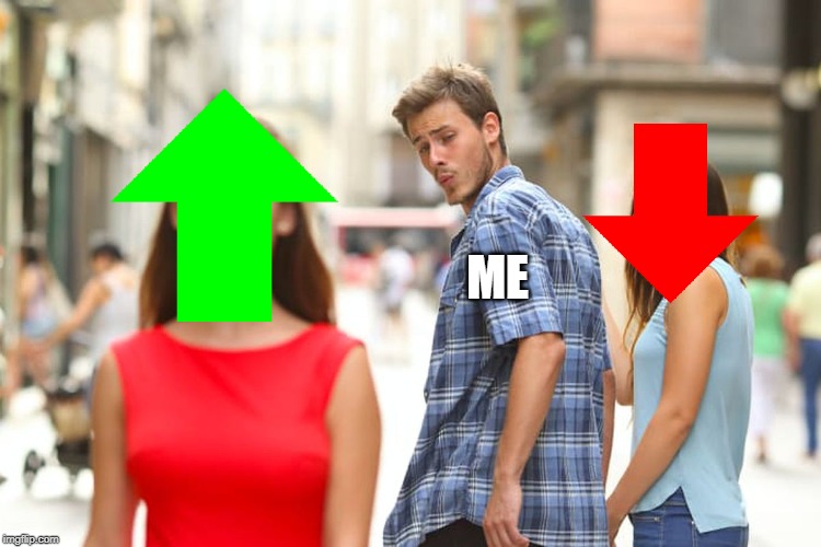 Gotta love those points | ME | image tagged in memes,distracted boyfriend,upvotes,downvote | made w/ Imgflip meme maker
