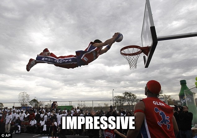 slam dunk | IMPRESSIVE | image tagged in slam dunk | made w/ Imgflip meme maker
