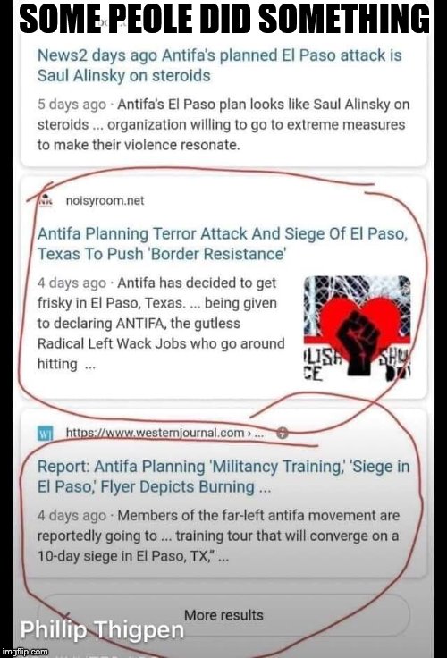 Coincidence? I think not | SOME PEOLE DID SOMETHING | image tagged in antifa | made w/ Imgflip meme maker