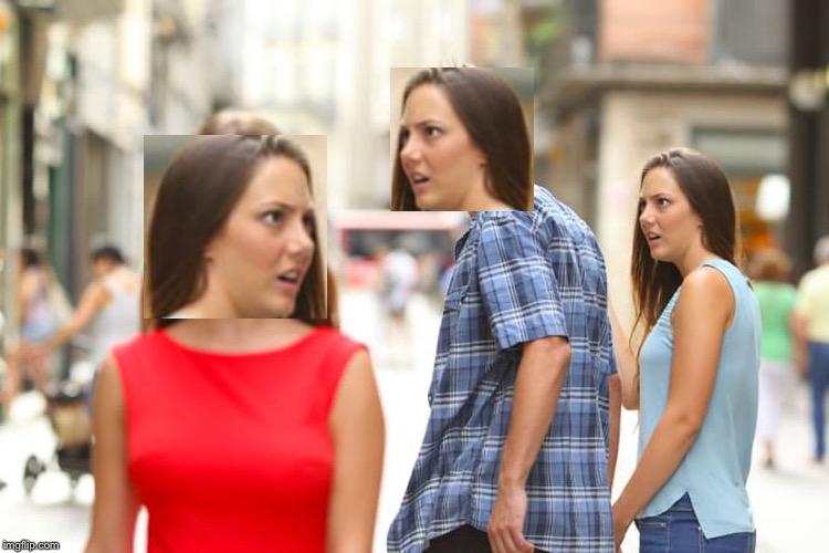 Distracted Boyfriend Meme | image tagged in memes,distracted boyfriend | made w/ Imgflip meme maker