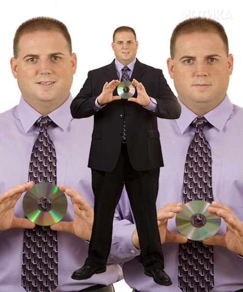 High Quality Guy with cd adobe stock Blank Meme Template