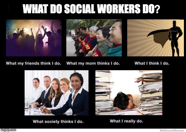 What I really do | WHAT DO SOCIAL WORKERS DO？ | image tagged in what i really do | made w/ Imgflip meme maker