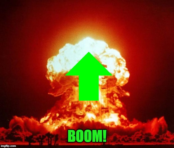 Nuke | BOOM! | image tagged in nuke | made w/ Imgflip meme maker