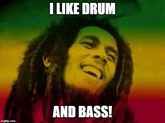Bob Marley | I LIKE DRUM AND BASS! | image tagged in bob marley | made w/ Imgflip meme maker