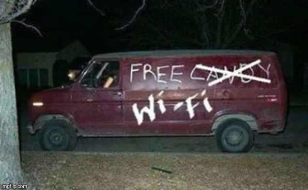 Free Wifi Van | image tagged in free wifi van | made w/ Imgflip meme maker