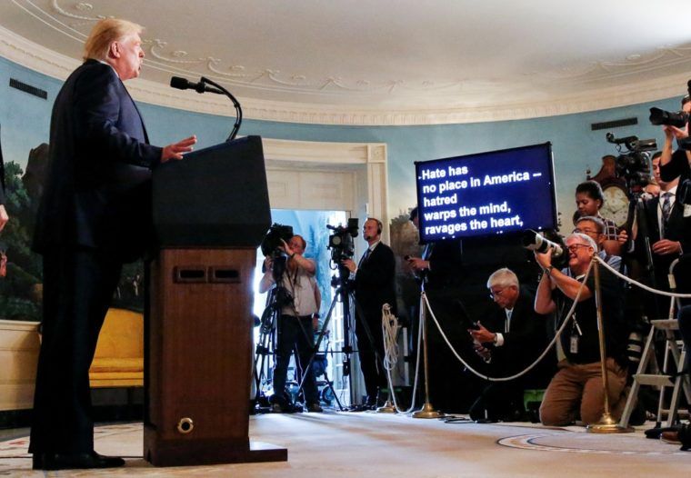 High Quality Teleprompter tRUMP Blank Meme Template