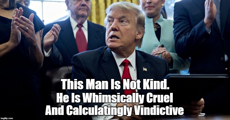 This Man Is Not Kind. He Is Whimsically Cruel And Calculatingly Vindictive | made w/ Imgflip meme maker
