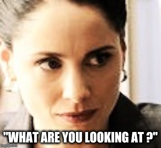 what are you looking at? | "WHAT ARE YOU LOOKING AT ?" | image tagged in what are you looking at | made w/ Imgflip meme maker