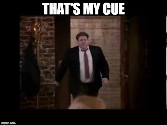 Norm | THAT'S MY CUE | image tagged in norm | made w/ Imgflip meme maker