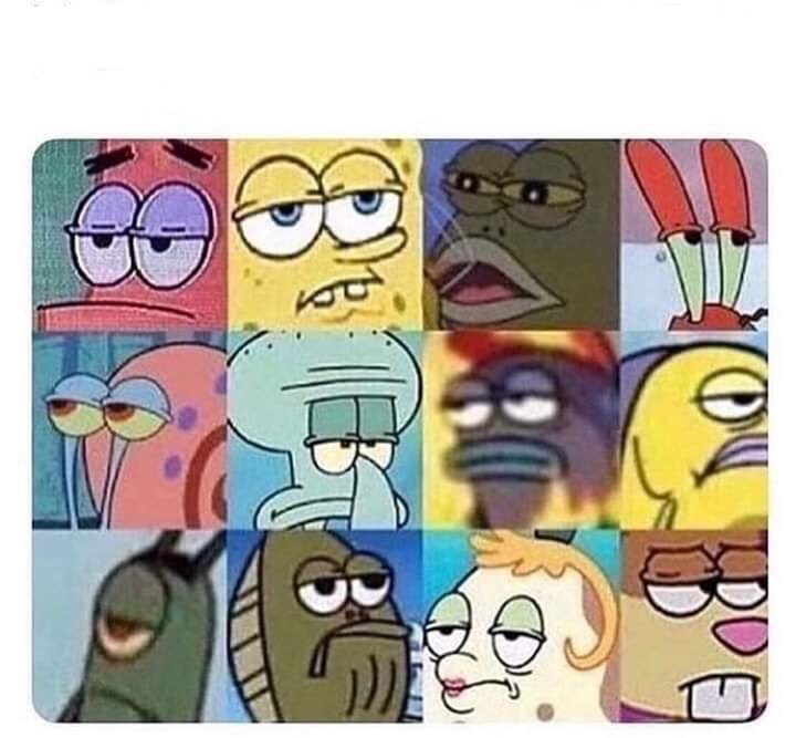 Spongebob Meme Face Glasses