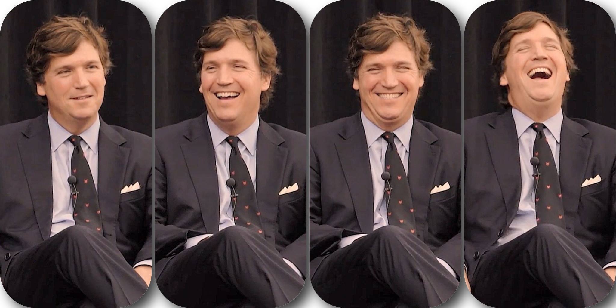 High Quality Tucker laughing at stupid people Blank Meme Template