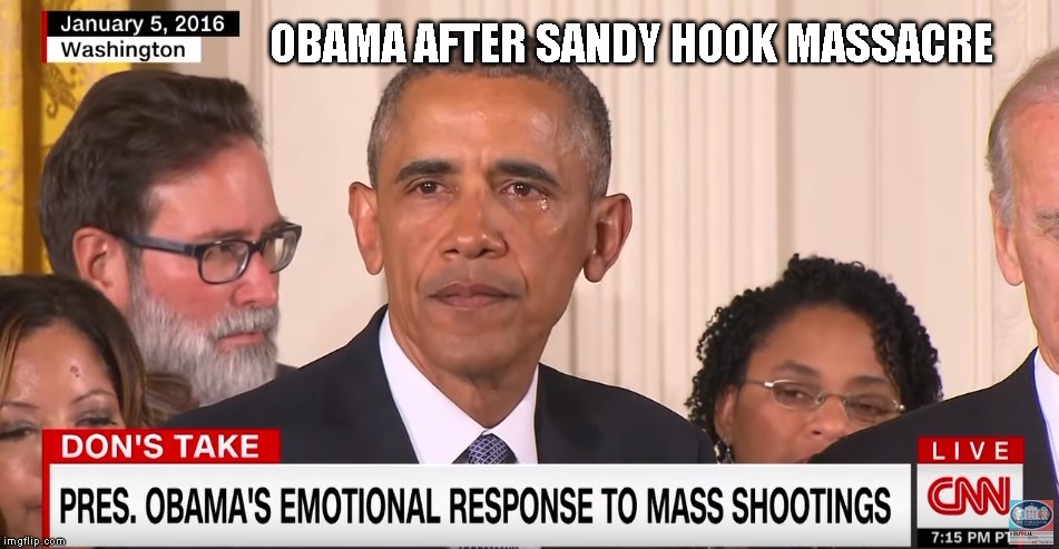 A President Who Cares for Americans | OBAMA AFTER SANDY HOOK MASSACRE | image tagged in cool obama,barack obama,obama,obama yes we can,impeach trump | made w/ Imgflip meme maker
