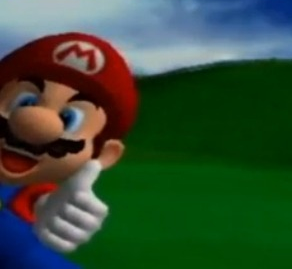 High Quality Mario Thumbs Up Blank Meme Template