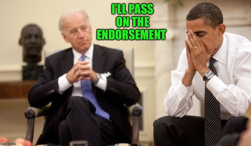 I’LL PASS ON THE ENDORSEMENT | made w/ Imgflip meme maker