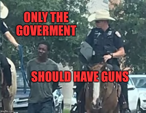 Gun Control Yes | ONLY THE GOVERMENT; SHOULD HAVE GUNS | image tagged in black lives matter,gun control,mass shooting,racism,white people | made w/ Imgflip meme maker
