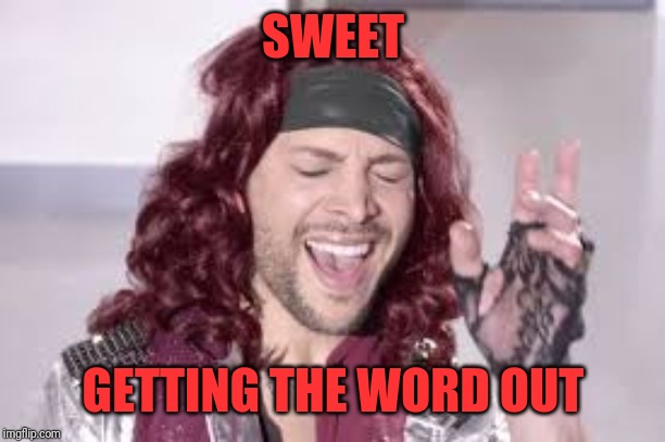 Lil sweet | SWEET GETTING THE WORD OUT | image tagged in lil sweet | made w/ Imgflip meme maker