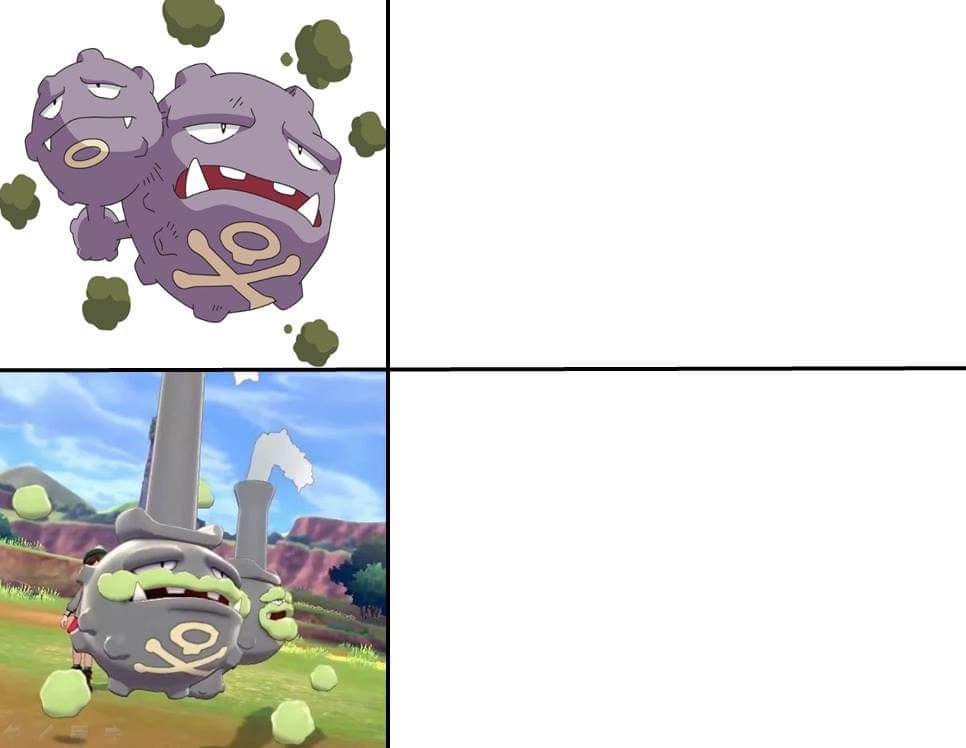 High Quality Fancy Weezing Blank Meme Template