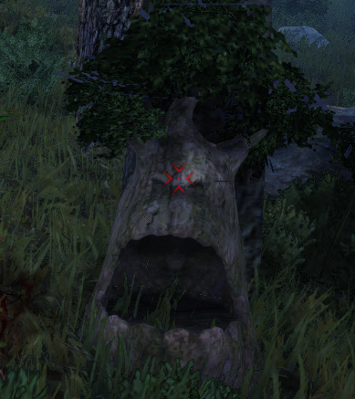 Surprised tree stump Blank Meme Template