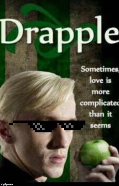 I found this in a try not to laugh challenge and i added da glasses | image tagged in draco malfoy,deal with it,drapple,harry potter,lve | made w/ Imgflip meme maker