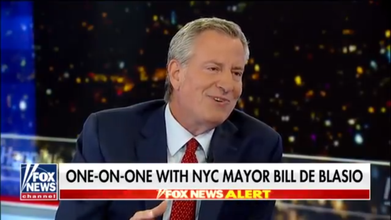 New York City Mayor Bill De Blasio reality Blank Meme Template