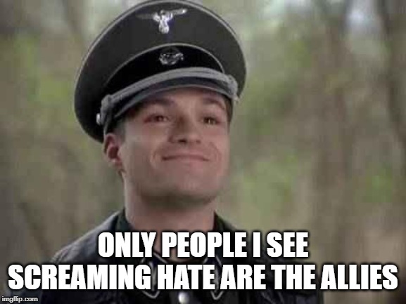 When an Alt-Right Member Suggests the Liberals are the real Fascists | image tagged in alt right | made w/ Imgflip meme maker