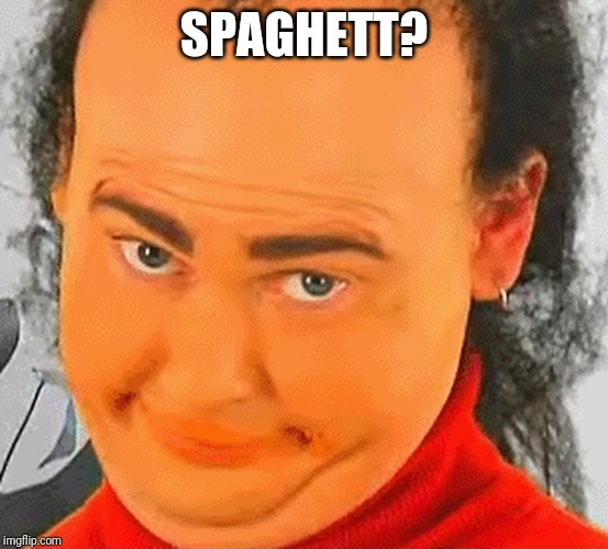 Spaghett? | SPAGHETT? | image tagged in tim and eric,spaghetti | made w/ Imgflip meme maker