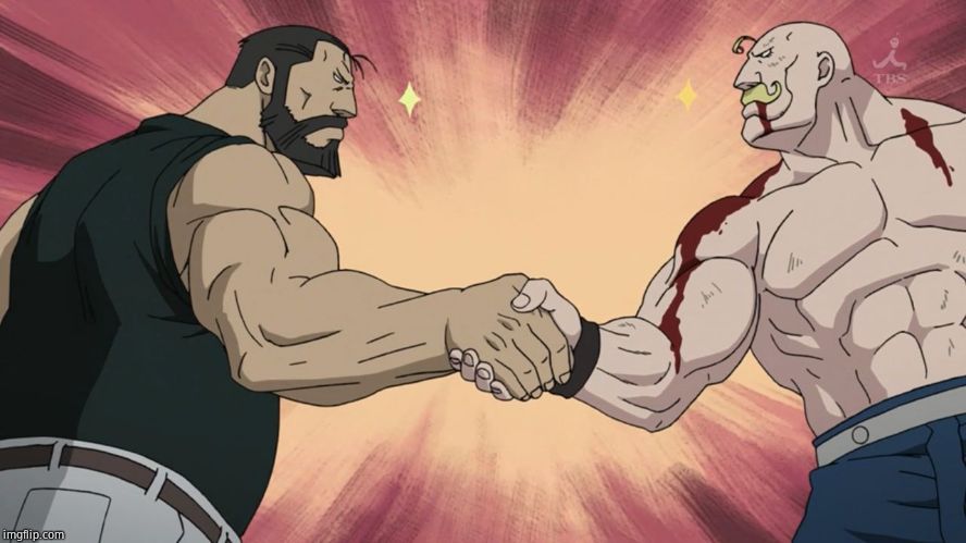 Manly handshake | image tagged in manly handshake | made w/ Imgflip meme maker