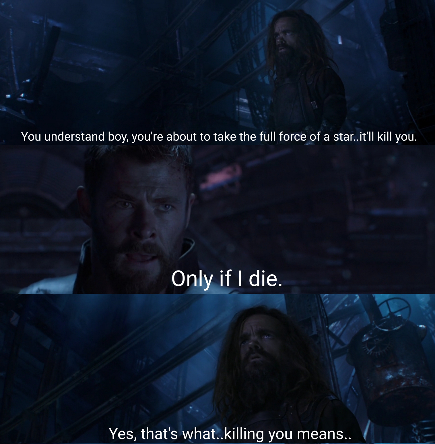 Thor death meme Blank Meme Template
