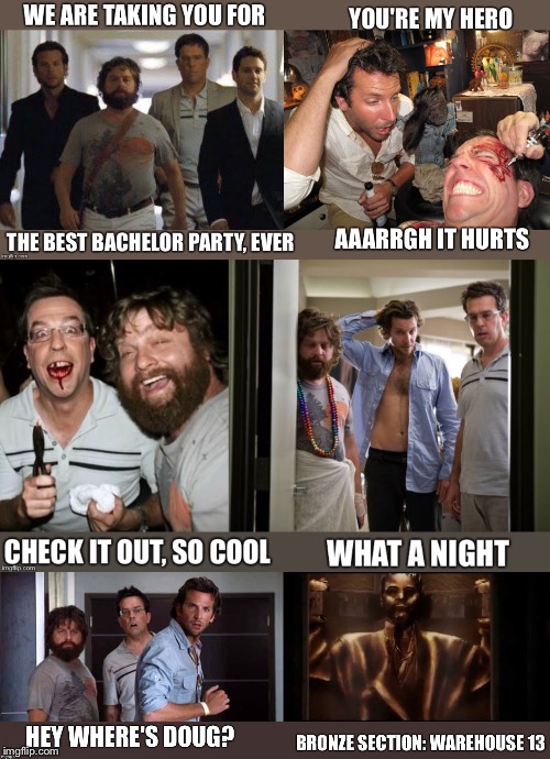 the hangover group project meme