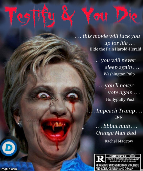 Neew Halloween movie out this Oct | image tagged in hillary clinton,who killed sethrich,lol so funny,lol,funny memes,current events | made w/ Imgflip meme maker