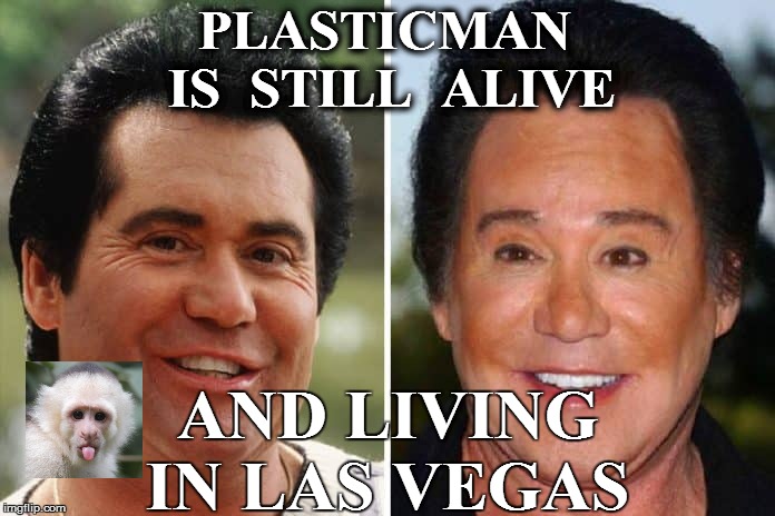 Life in theseUnitedStates | PLASTICMAN  IS  STILL  ALIVE; AND LIVING IN LAS VEGAS | image tagged in funny | made w/ Imgflip meme maker