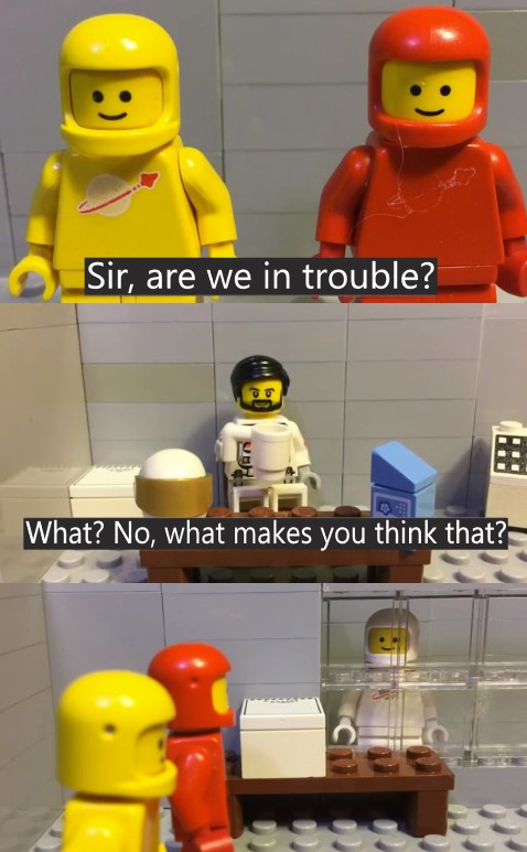 Are We In Trouble Blank Meme Template