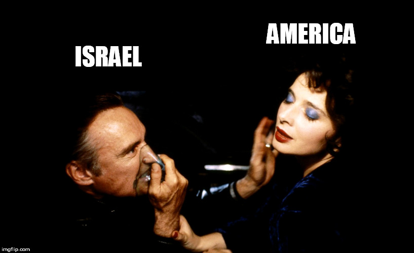 Hit Me! | AMERICA; ISRAEL | image tagged in hit me | made w/ Imgflip meme maker