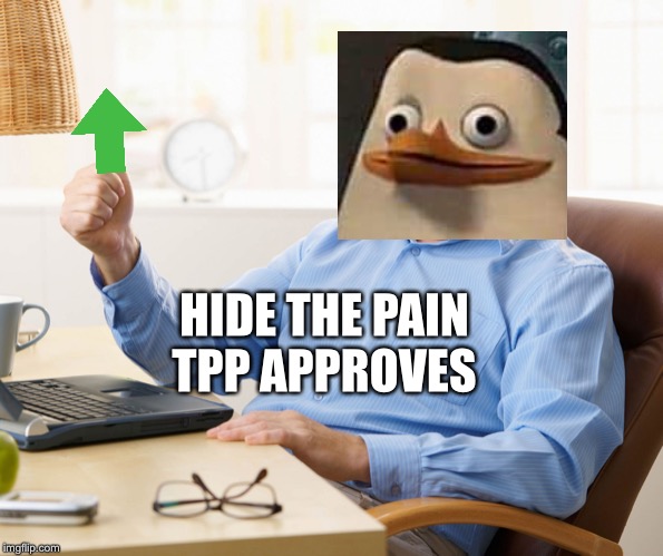 Hide the pain harold | HIDE THE PAIN TPP APPROVES | image tagged in hide the pain harold | made w/ Imgflip meme maker