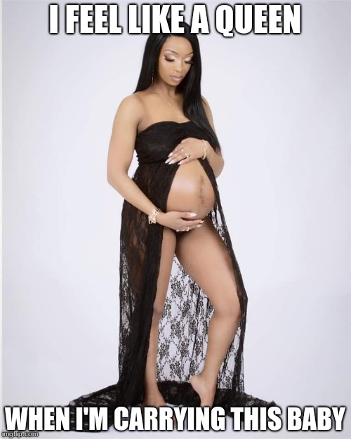 A pregnant beauty queen | I FEEL LIKE A QUEEN; WHEN I'M CARRYING THIS BABY | image tagged in pregnant,beautiful woman,queen | made w/ Imgflip meme maker