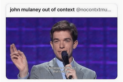 High Quality John Mulaney I Will Pepper In The Fact Blank Meme Template