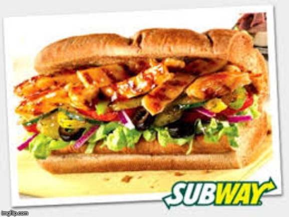 subway burger | image tagged in subway burger | made w/ Imgflip meme maker