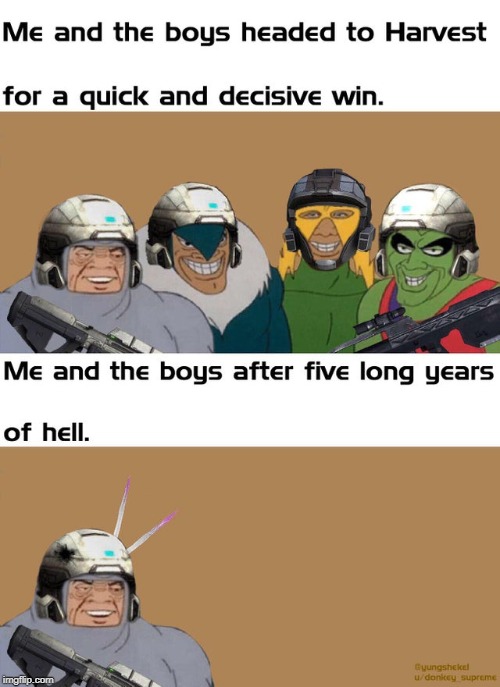 Only people with high IQ will understand... | image tagged in me and the boys week,halo wars | made w/ Imgflip meme maker