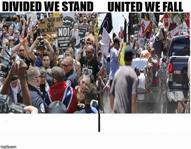 High Quality Divided We Stand United We Fall Blank Meme Template