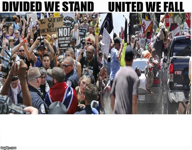 Divided We Stand United We Fall Blank Meme Template