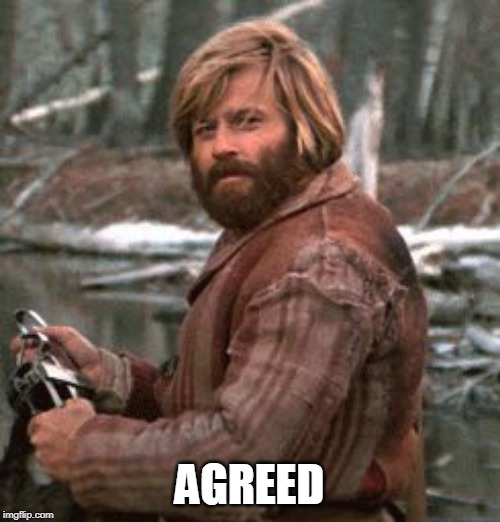 Redford nod of approval | AGREED | image tagged in redford nod of approval | made w/ Imgflip meme maker