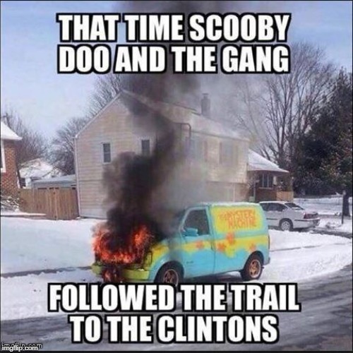 Found this online, couldn't find it on imgflip | image tagged in scooby doo,clinton corruption,suicide,jeffrey epstein,hillary clinton,bill clinton | made w/ Imgflip meme maker