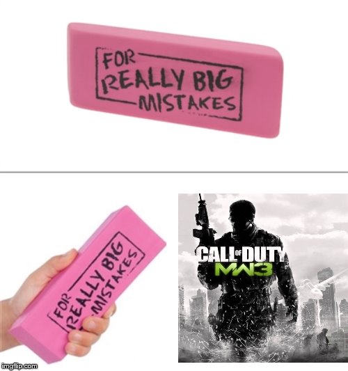I know I'll get hate for this but that game sucked when you compare expectations to the final product | image tagged in for really big mistakes,call of duty,dissapointed,cod,modern warfare,gaming | made w/ Imgflip meme maker
