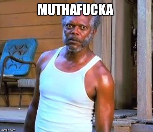 Samuel L Jackson | MUTHAFUCKA | image tagged in samuel l jackson | made w/ Imgflip meme maker